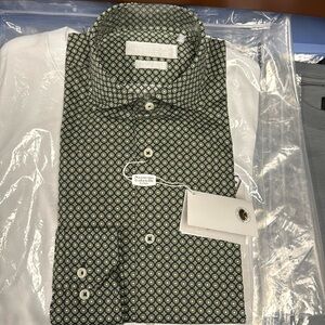 Made in Italy slim dress shirt size 15 or 37 in Italian size